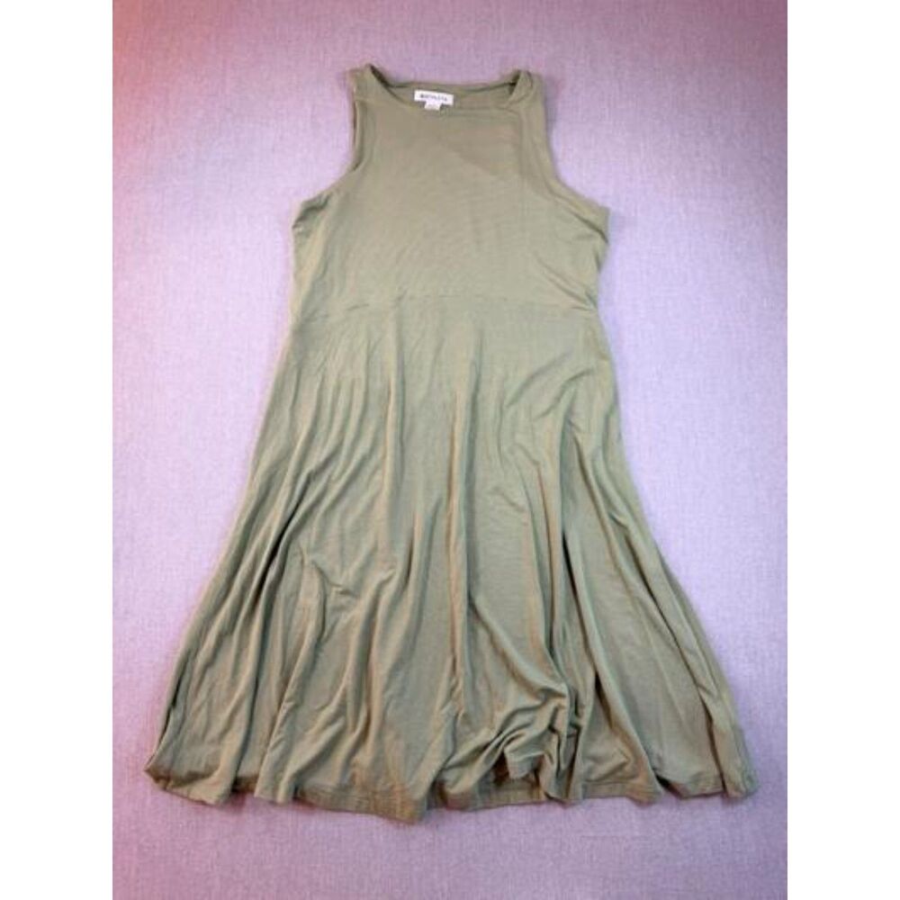 Athleta Santorini Thera Dress Women's Green Sleeveless Size M/T